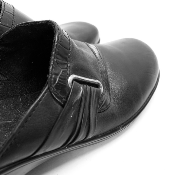 CLARKS BENDABLES Black Mules Clogs Comfort Shoes 7 - Picture 4 of 16